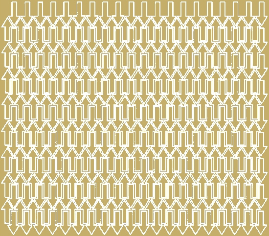 Pfeilaufkleber 1x2cm 340 Stück Goldglänzend