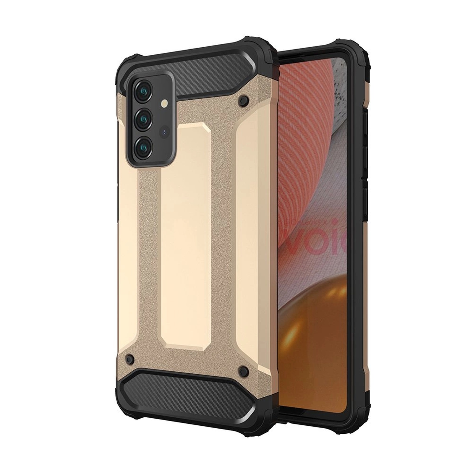 Gepanzerte Hybrid-schutzhülle Für Samsung Galaxy A26 Hybrid Armor – Gold