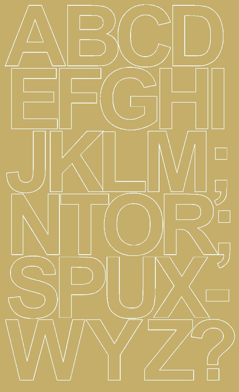 Selbstklebende Buchstabenaufkleber, 12 Cm, Goldfarben Mit Glanz