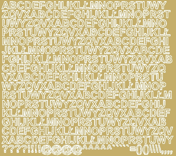 Selbstklebende Buchstabenaufkleber, 1 Cm, Mattgold