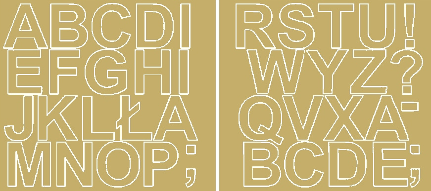 Selbstklebende Buchstabenaufkleber, 5 Cm, Goldfarben Mit Glanz