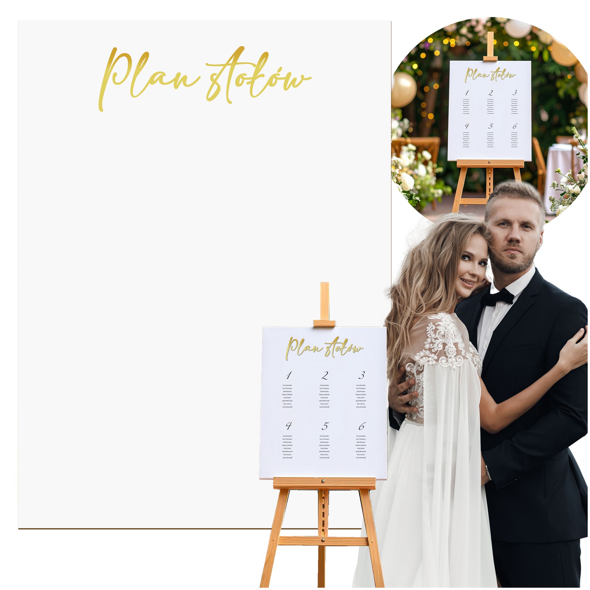 Sitzplan Für Die Hochzeitstafel, Hochzeitsempfang, Goldene Plexiglasbuchstaben
