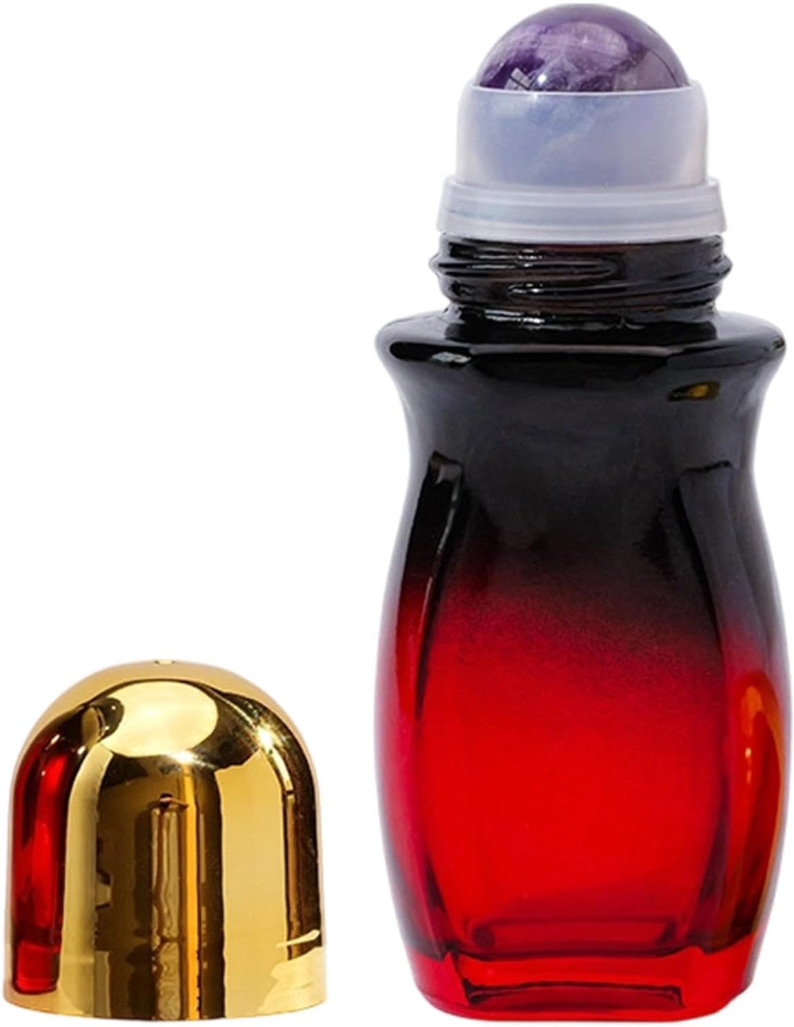 Glas Rollerflaschen Für Öle 50 Milliliter Wiederauffüllbarer Ölbehälter Roll-on-flaschen Aus Bernsteinfarbenem Glas Für Feiern Salons Wellnesscenter Schönheitspflege Reisen Büroarbeitsplätze Zuh