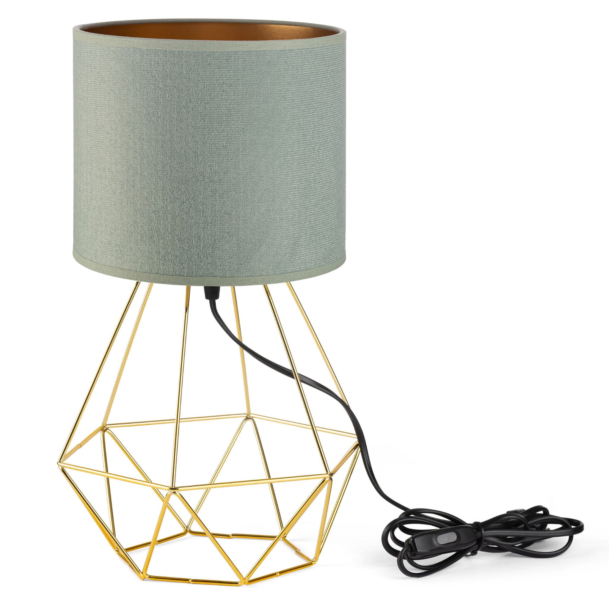 Tornado-lampe Asbz Samt Salbei-gold