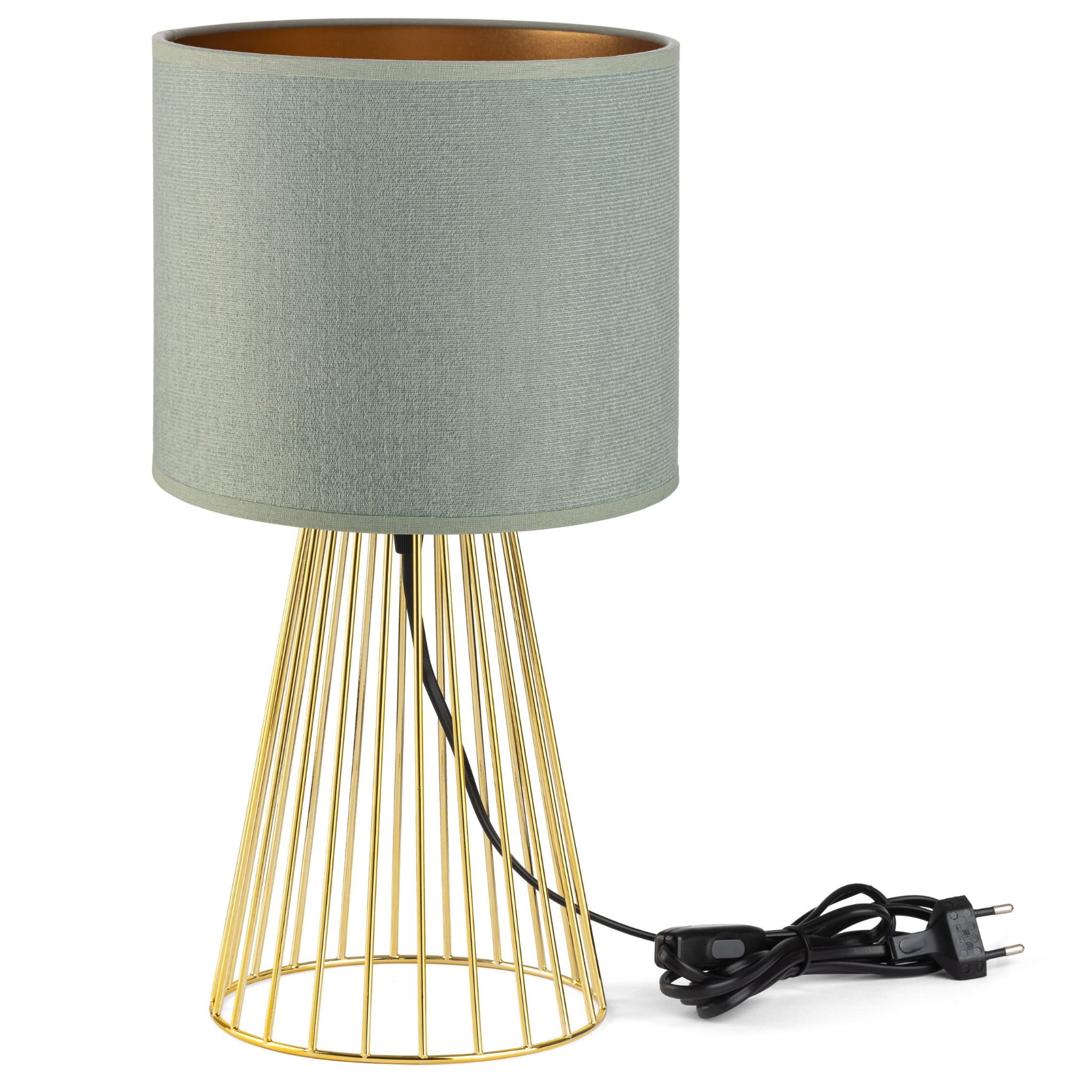 Tornado-lampe Asbgz Samt Salbei-gold