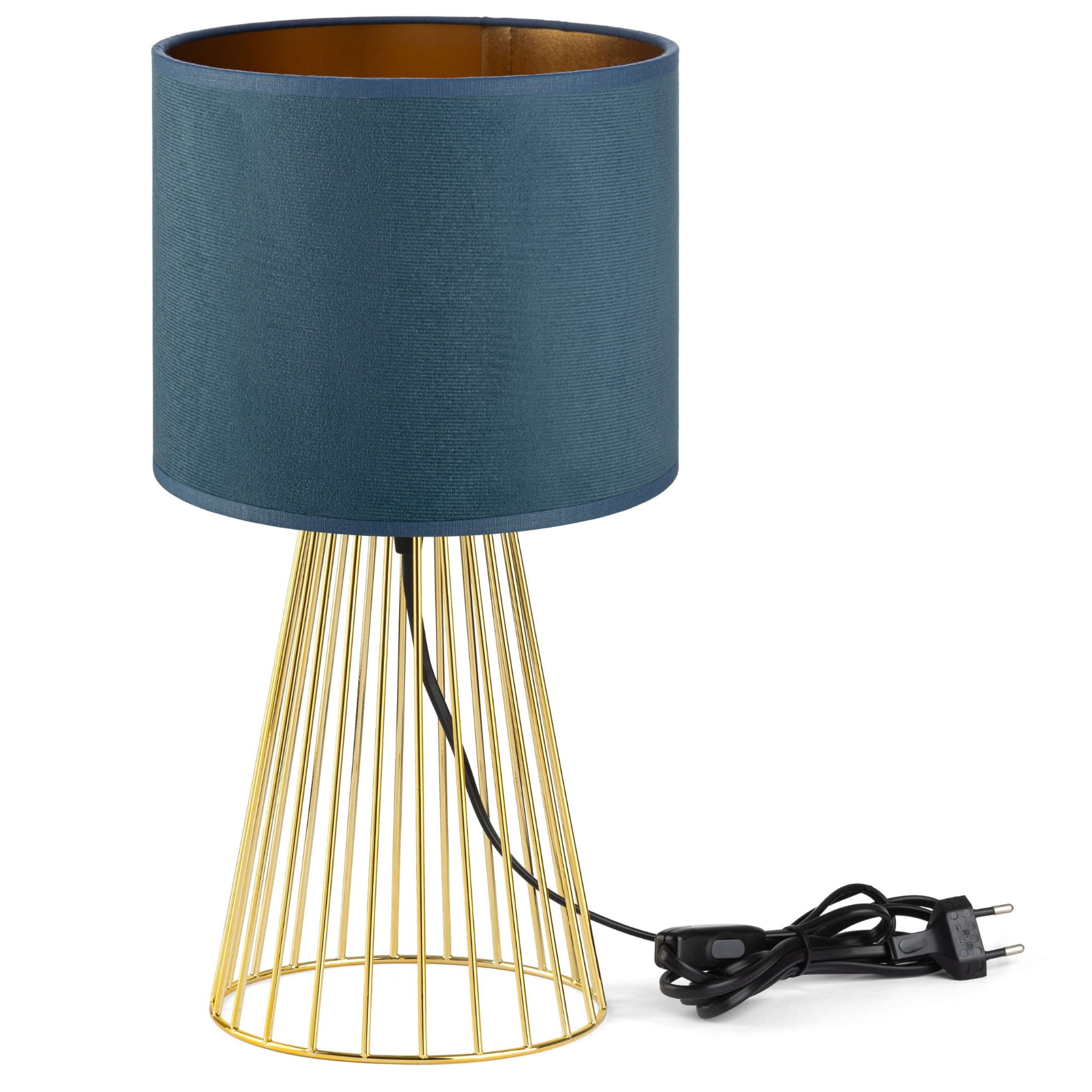 Tornado Lampe Asbgz Samt Jeans-gold