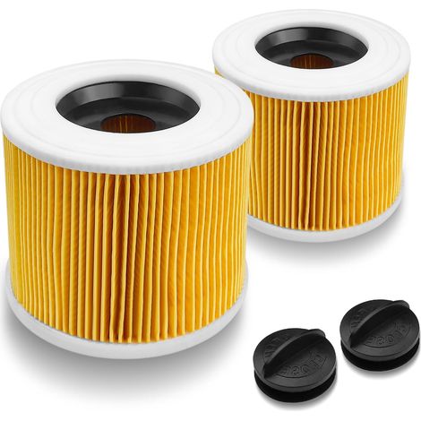 2er-pack Staubsaugerfilter Für Kärcher Wd-serie Wd2 Wd3 Wd3p A2004 Mv2 Mv3 Patronenfilter, Ersatzfilter Für Kärcher Nass- Und Trockensauger 6414 5520/64145520