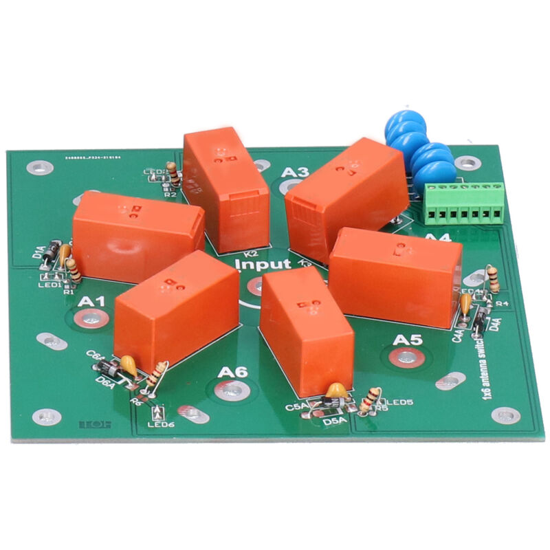 Fernsteuerbares Koaxial-6:1-antennenschaltmodul, Fertigproduktkomponente 1,8 Mhz–60 Mhz So-239