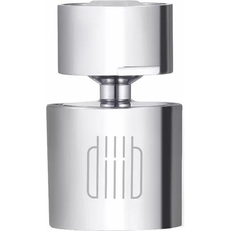 Wasserhahn-luftsprudler, 360° Drehbarer Wasserhahnfilter Mit 2 Strahlarten, Spritzschutz, Entkalkungszubehör Für Küchen- Und Badezimmerspülen
