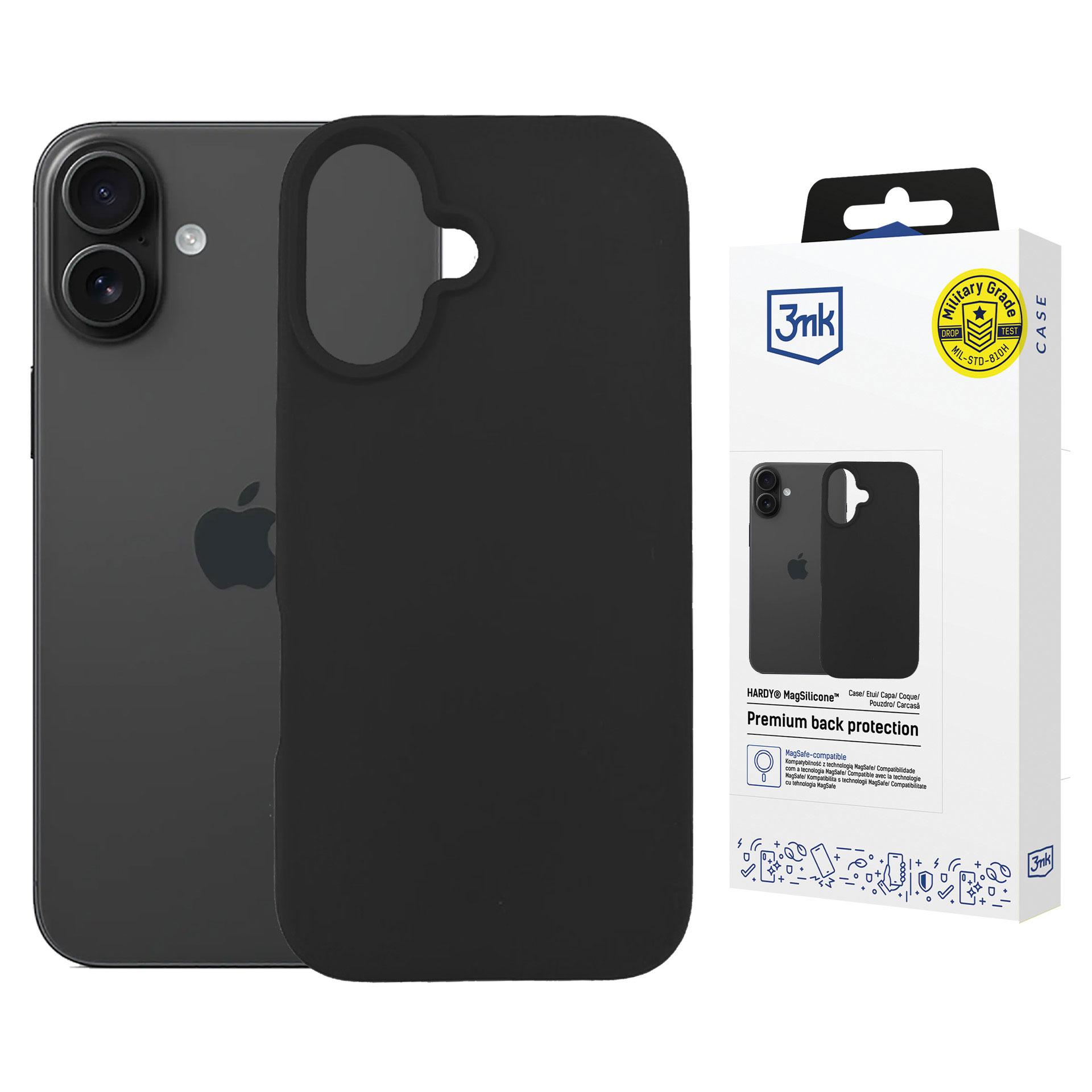 Apple Iphone 16 - 3mk Hardy Magsilicone Graphite