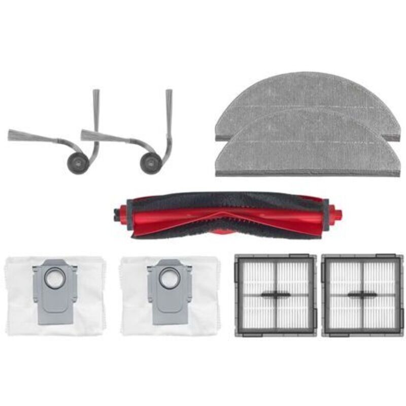 Teile: Hauptbürste/seitenbürste/reinigungstuch/filter/staubbeutel (kompatibel Mit Den Modellen Q10 Vf/ Q10 Vf+/q10 Pf / Q10 Pf+/ Q10 S5/q10 S5+/q10 X5 /q10 X5+)