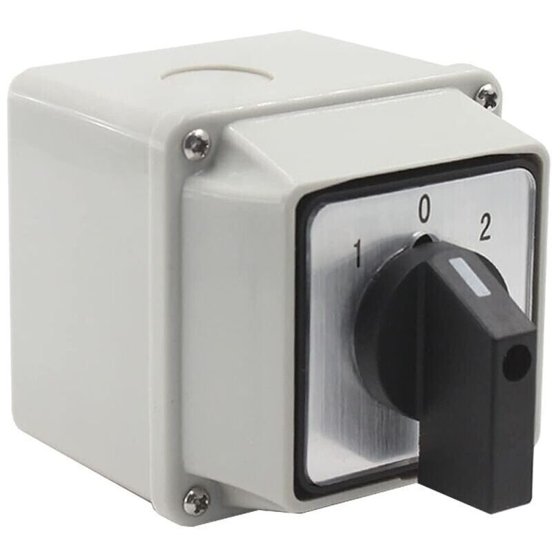 Universeller Umschalter Lw26-20/2 Mit Ip65-gehäuse - 380 V, 20 A, 12 Klemmen