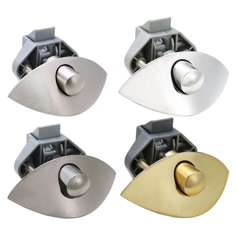 2 Stück Halbmond-druckverschlüsse Für 1,4 Cm–1,6 Cm Türstärke, Wohnwagen-schranktürverschluss, Möbelgriff, Schloss, Schrankbeschlag, Silber