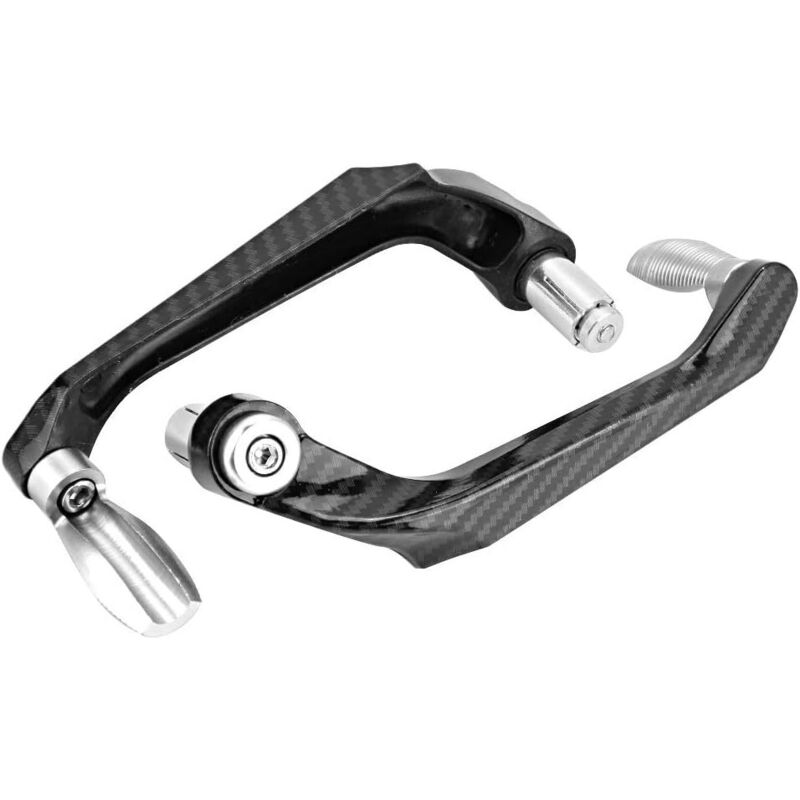 Motorrad-hebelschutz, 7/8-zoll-universal-bremshebel-schutz Aus Aluminiumlegierung Für Motorradlenker (silber)