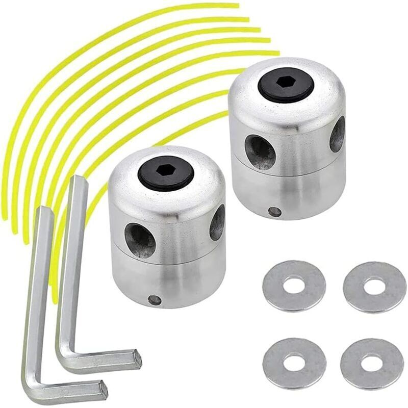 Universeller Aluminium-freischneiderkopf – Doppelte Nylonfadenspule – Kompatibel Mit Freischneidern – Präziser Und Schneller Schnitt