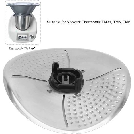 Schutzkappe Für Den Schäler Des Thermomix Tm6, Zubehör Für Den Thermomix Tm6, Schutzkappe Für Die Küchenmaschine, Schutzkappe Für Den Schneidkopf Aus Edelstahl Für Vorwerk Thermomix Tm5, Tm6 Und Tm31