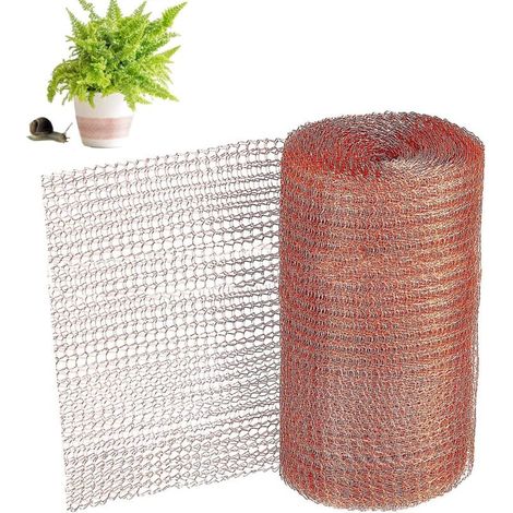 Rapanda – 6 Meter Kupfergewebe – Flexibles Und Rostbeständiges, Nagetiersicheres Netz – Schutz Vor Nagetieren, Vögeln Und Schnecken