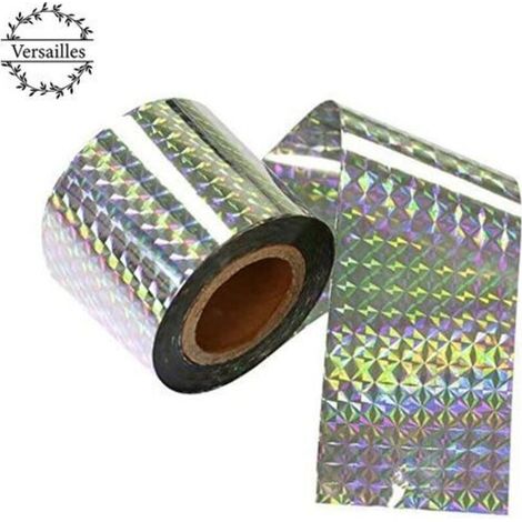 Reflektierendes Vogelabwehrband 4,8 Cm X 80 M – Doppelseitig Zum Schutz Von Nutzpflanzen – Holografische Farbe Zur Abschreckung Von Vögeln – 8 Cm X 80 M