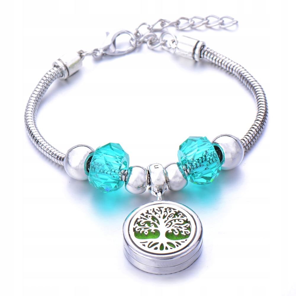 Aromatherapie-armband, Stahl, Lebensbaum B15