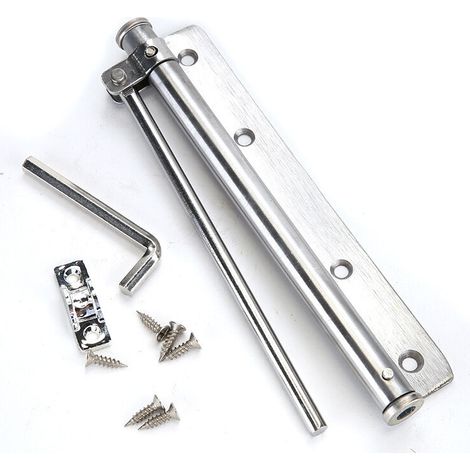 Türschließer Aus Edelstahl Mit Einstellbarer Kraft, Selbstschließender Türschließer, Kernsäulendurchmesser 16 Mm, Leichter Und Stärker, Langlebiger Türschließer Mit Silberner Feder,