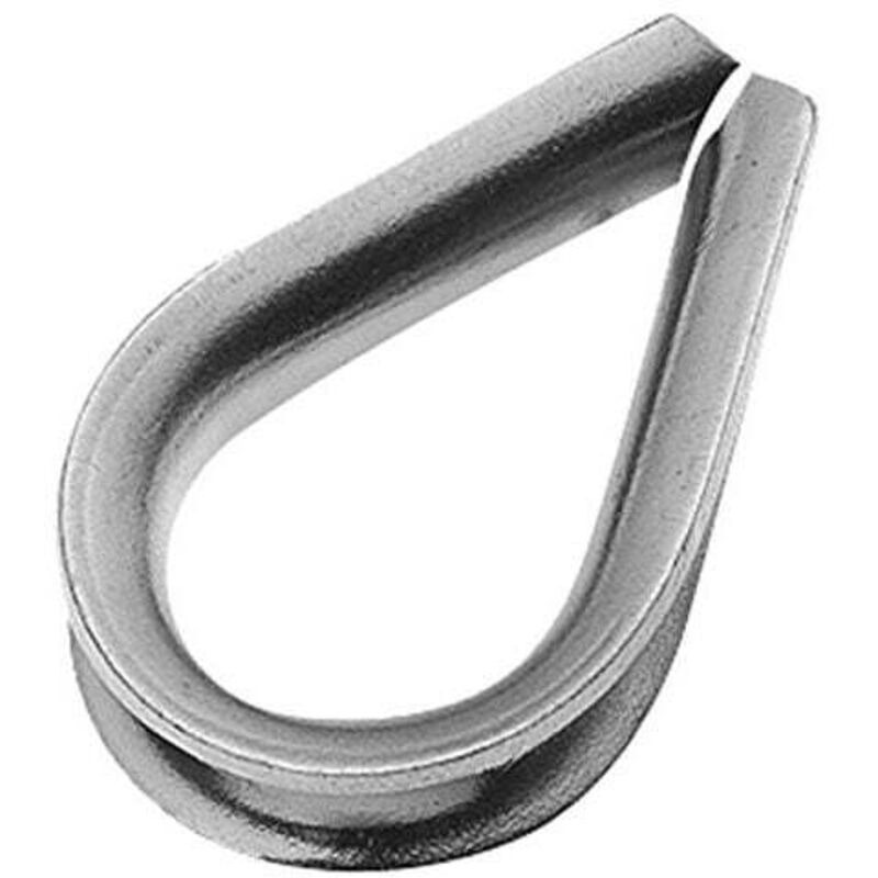 Industrielle M5 Herz-kabelschuh-schutzvorrichtung, Verzinkter Stahl, Durchmesser Stahlkabel 5 Mm, 25er-packung, Robuste Und Langlebige Befestigung Für Anwendungen In Der Schifffahrt, Industrie, Kabelk
