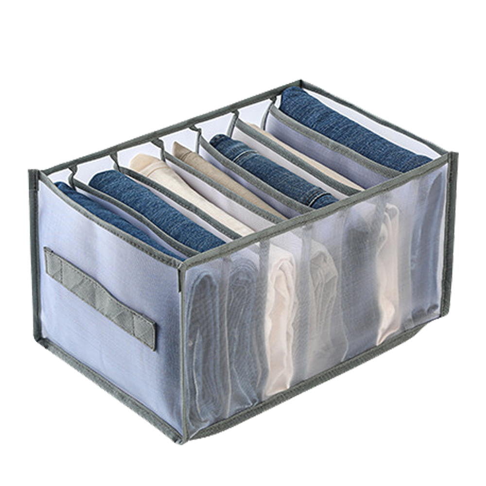 Kleiderorganizer Mit 7 Oder 9 Fächern, Schubladeneinsätze Mit Griffen, Ideal Für Jeans, Hosen, T-shirts Und Unterwäsche.