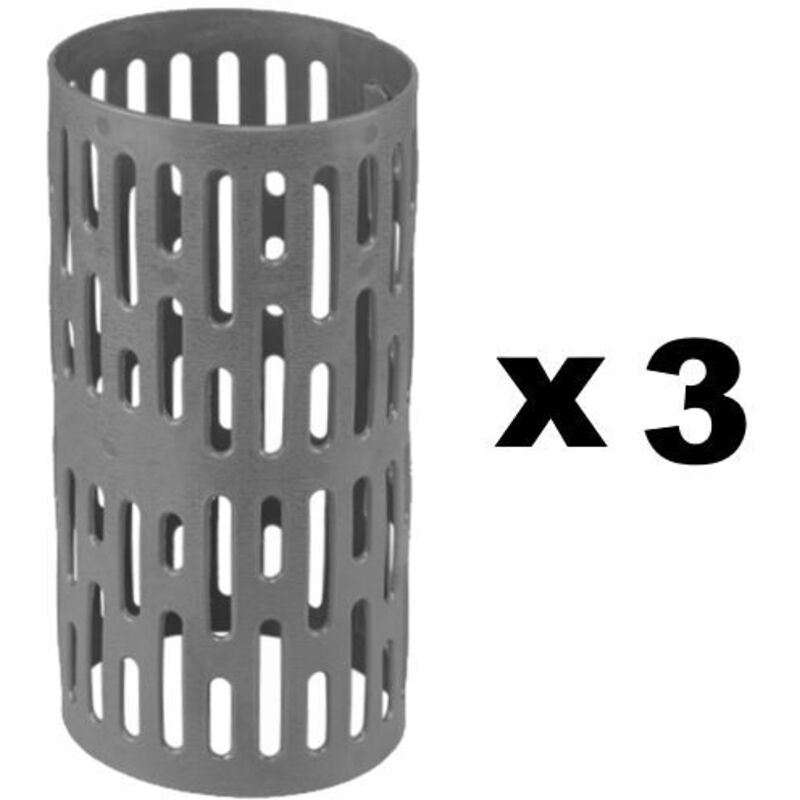 Set Mit 3 Grauen Schutzhüllen Für Baumstämme