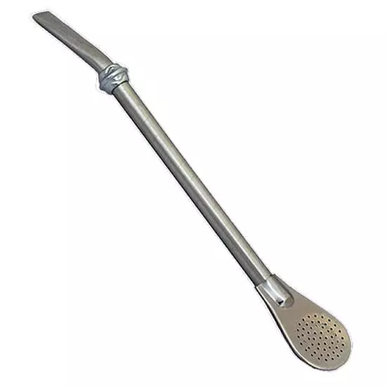 Bombilla Liza – Edelstahl, 19 Cm, Mit Zierring