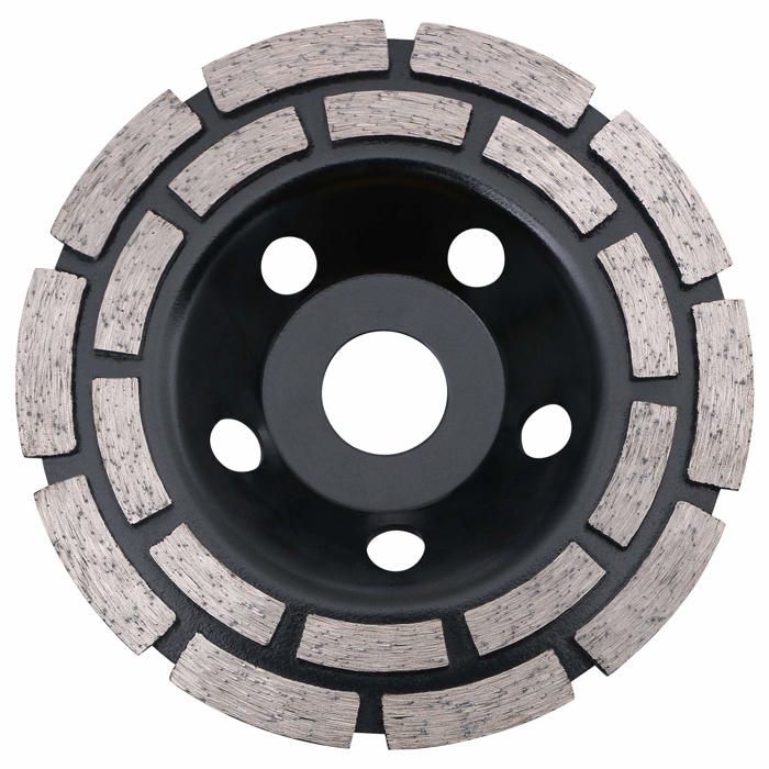 Disques De Meulage Diamantés, Diamants De Meulage À Double Rangée Pour Béton 125 X 22,2 Mm, Meules De Meulage Diamantées À Usage Général.