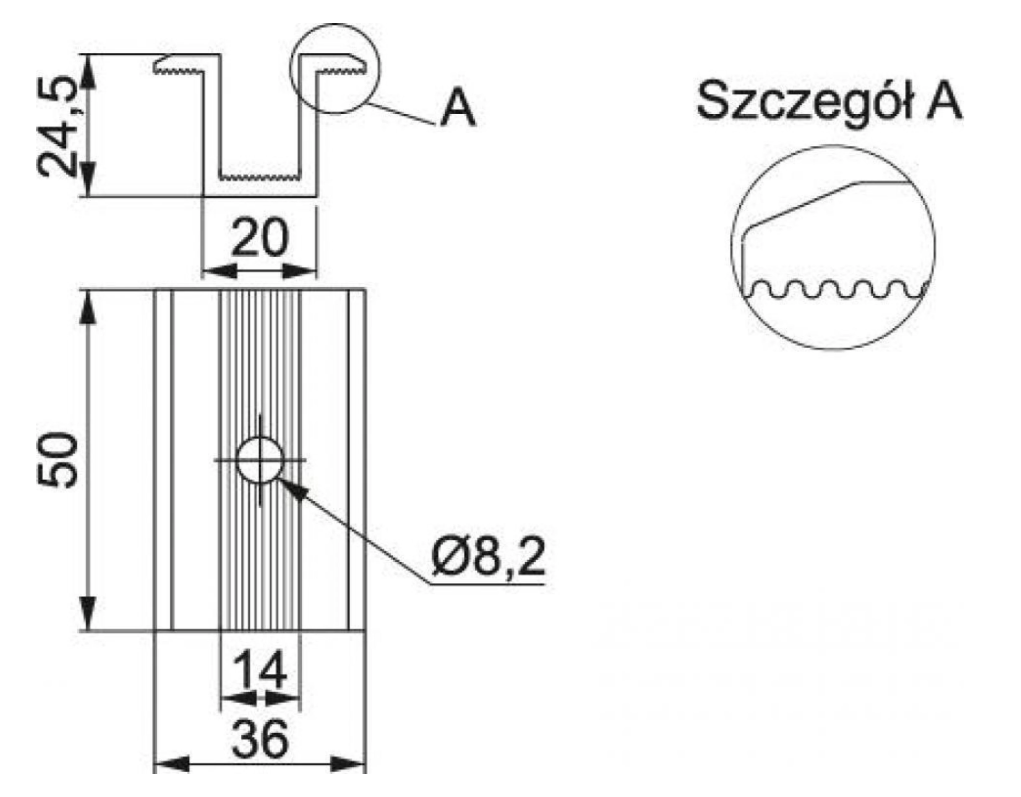 Zwischenplattenhalter Puf 897300