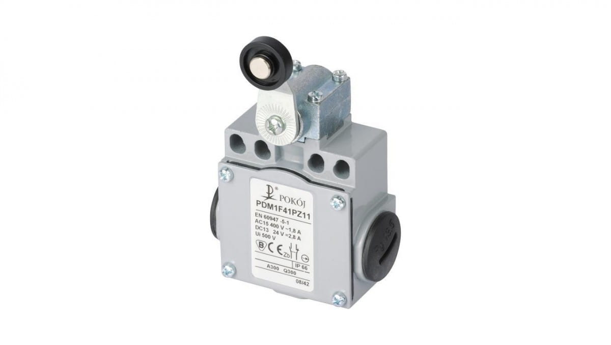 Endschalter 1r 1z Schnapphebel Mit Kunststoffrolle Ø18 Pdm1f41pz11 A37-5670