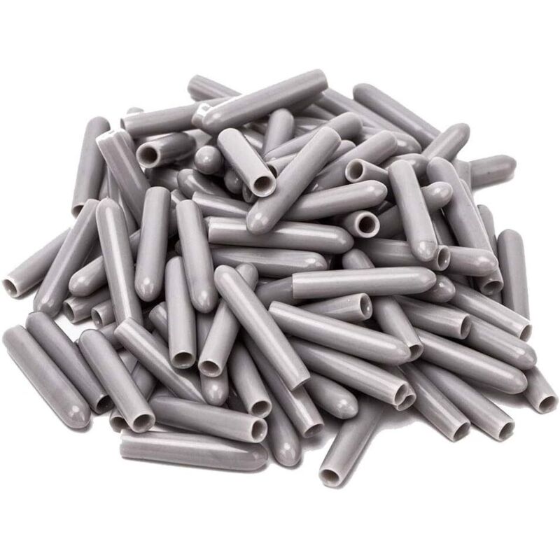 120 Stück Geschirrspülerdeckel, 3 Mm Innendurchmesser, Pvc-schutzabdeckung, Geschirrkorb, 325 Mm (grau)