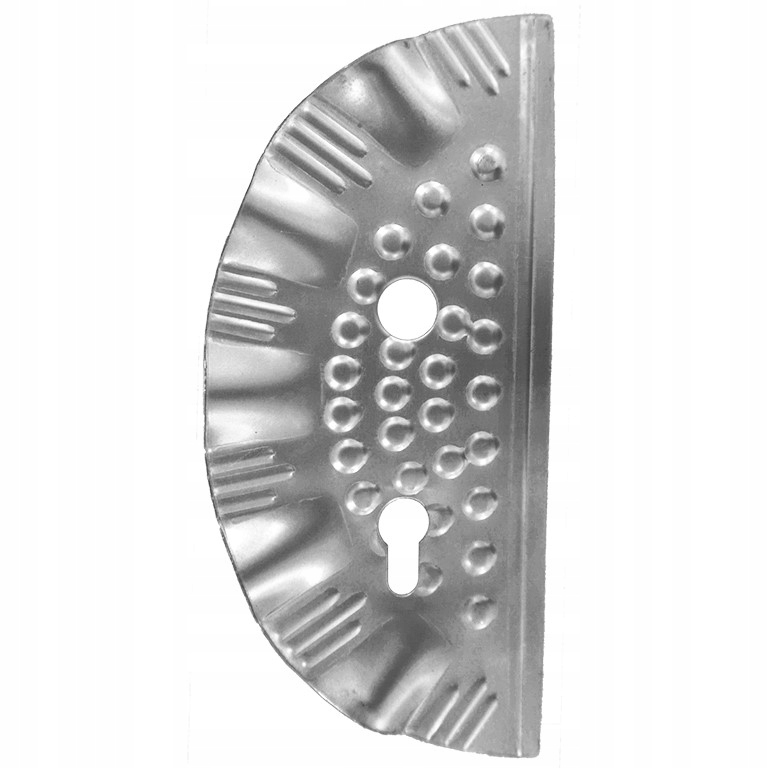 Linke Platte, 72 Lochabstand, Geschmiedete Elemente 63.102.72 H275xl130 3mm