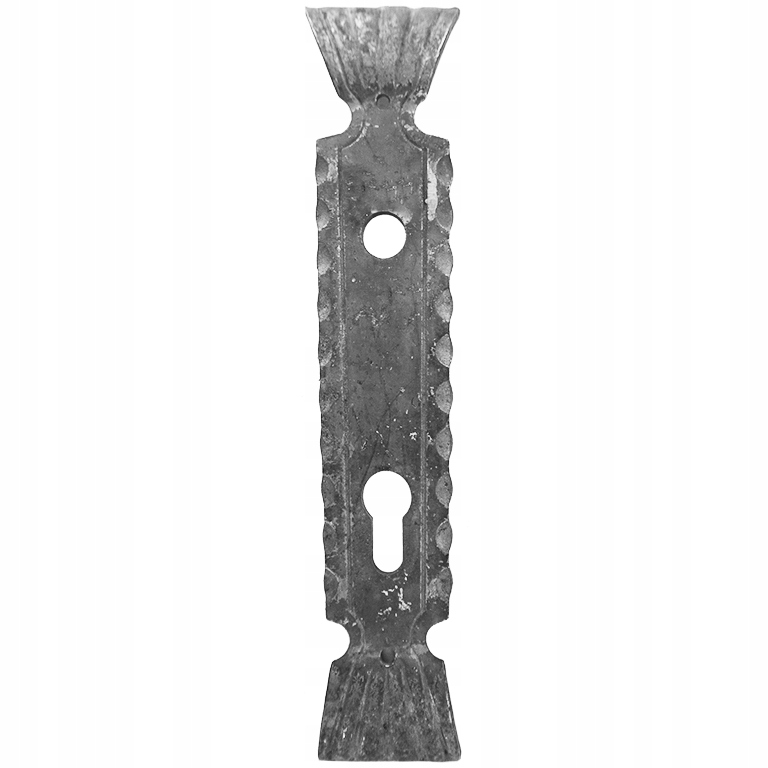Schmale Platte, Öffnungsabstand 90, Geschmiedete Elemente 63.141 H260xl56 3mm