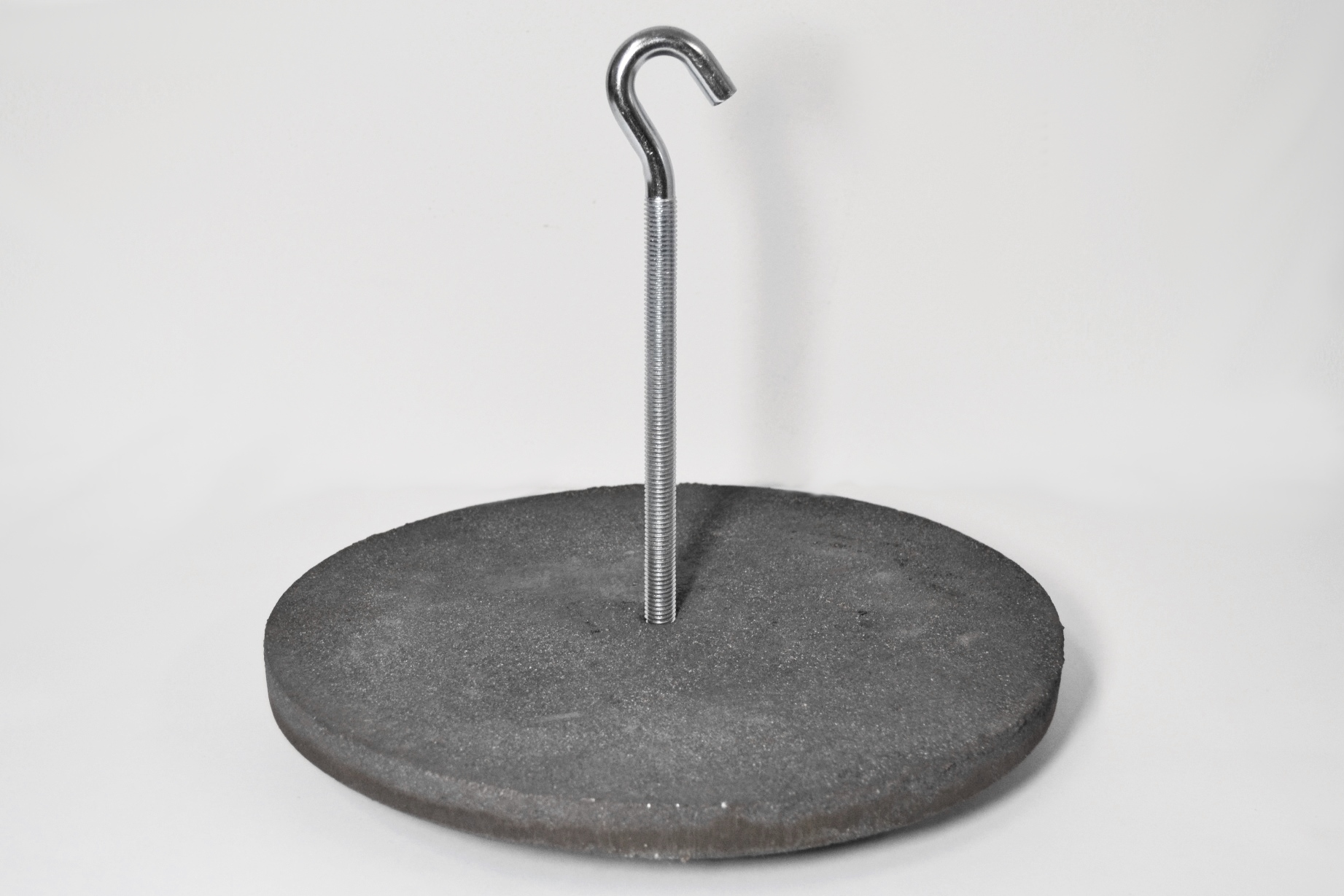 Ca152b – Deflektor 30 Cm + Gewindehaken – Deflektor Mit Griff Für Ofen, Deflektorplatte, Gusseiserner Deflektor Für Heizkessel