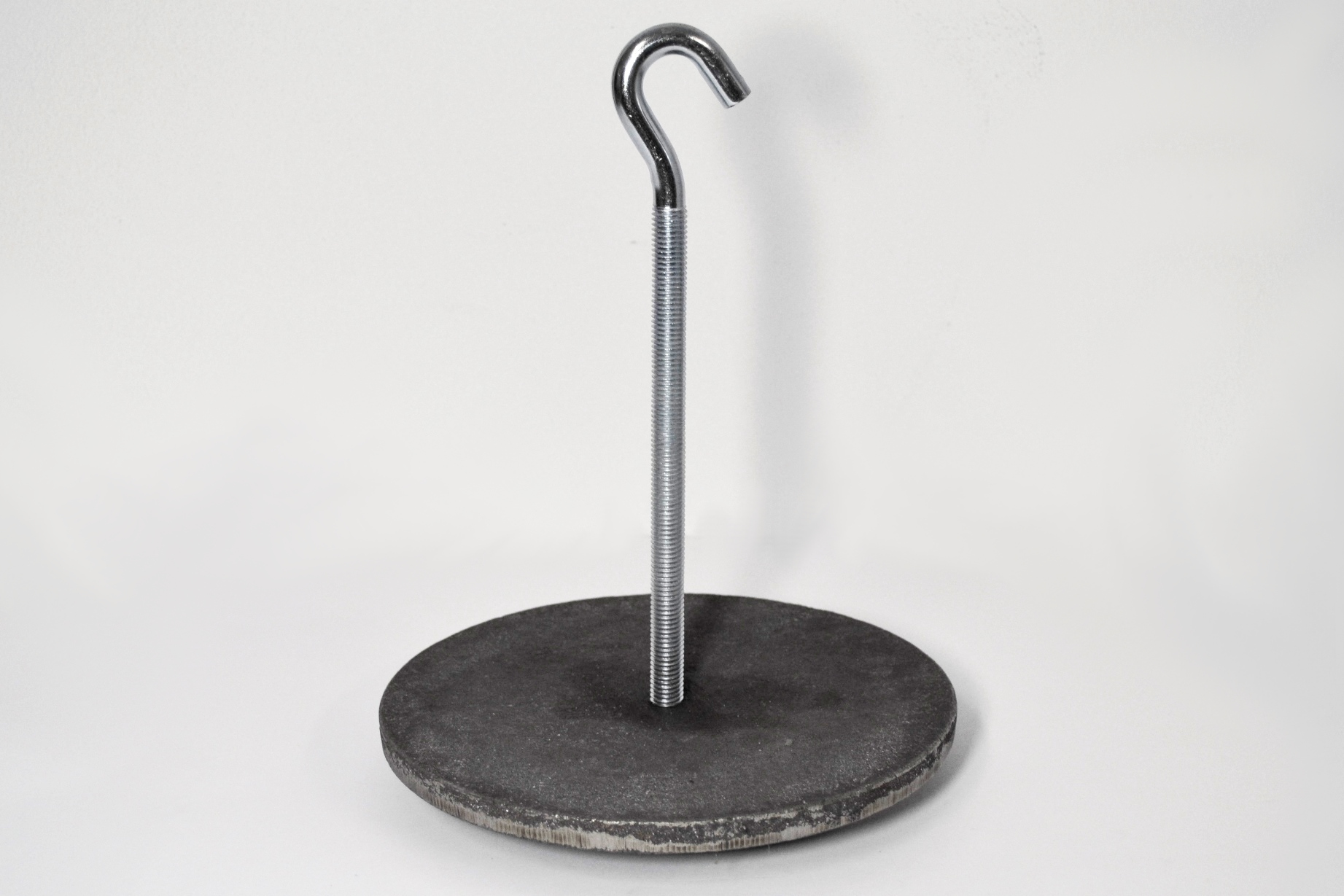 Ca151b – Deflektor 20 Cm + Gewindehaken – Deflektor Mit Griff Für Ofen, Deflektorplatte, Gusseiserner Deflektor Für Heizkessel