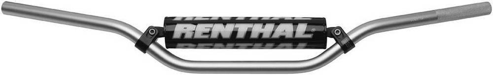 Renthal Lenker 7/8 Zoll (22 Mm) Mx Lenker Silber Rc Gepolstert Silberfarben Mit Schwamm