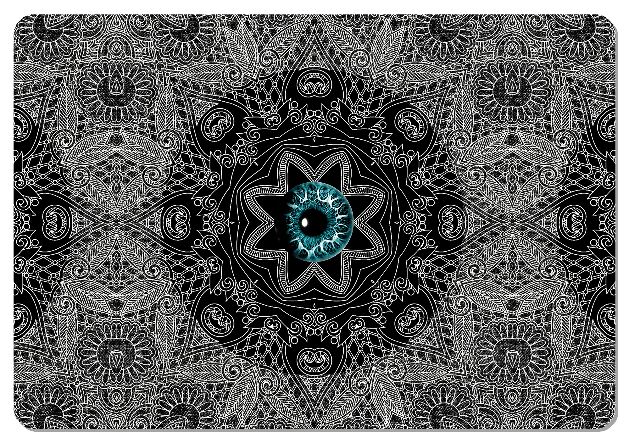 Schreibtischunterlage 50×70 Cm, Look-muster – Umweltfreundlicher Filz, Hd-druck, Tischplattenschutz, Für Büro Und Wohnzimmer – Bertoni