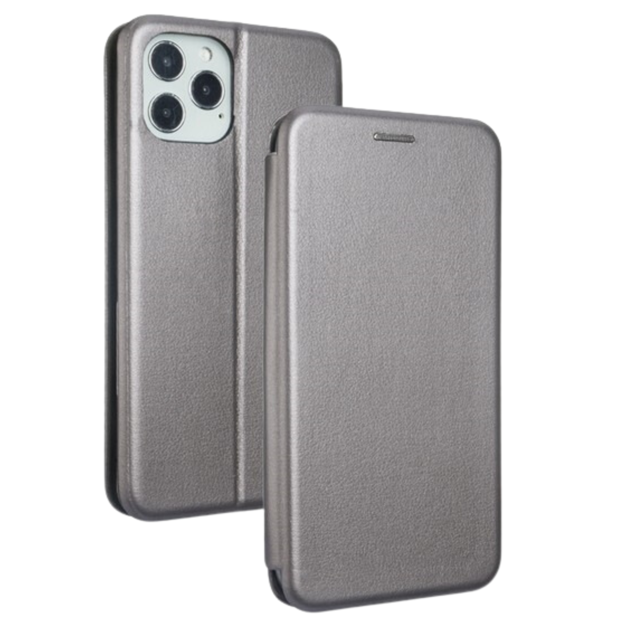 Beline Book Magnetische Hülle Für Iphone 12/12 Pro 6,1 Zoll, Stahl