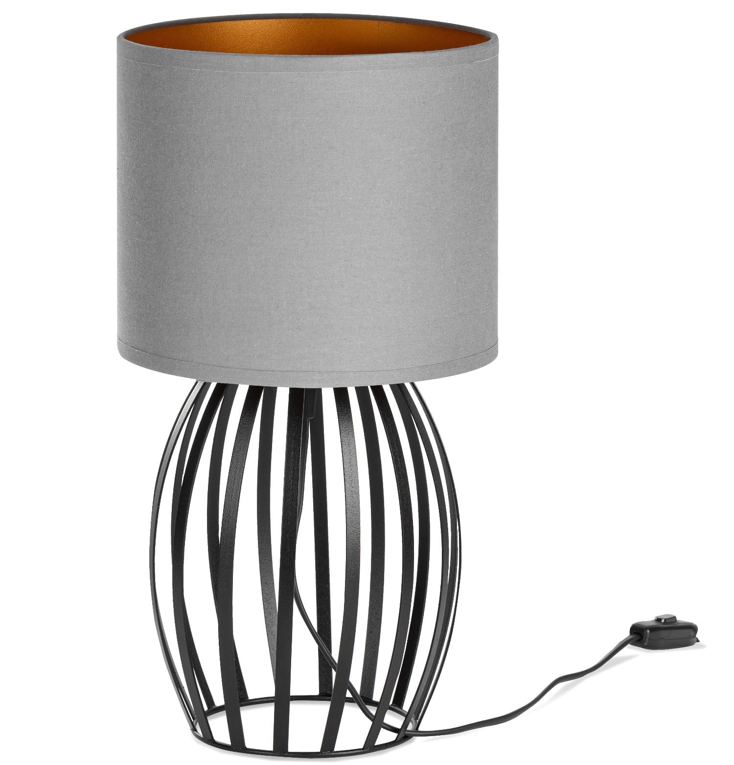 Tornado-lampe Asbkzn Grau-gold