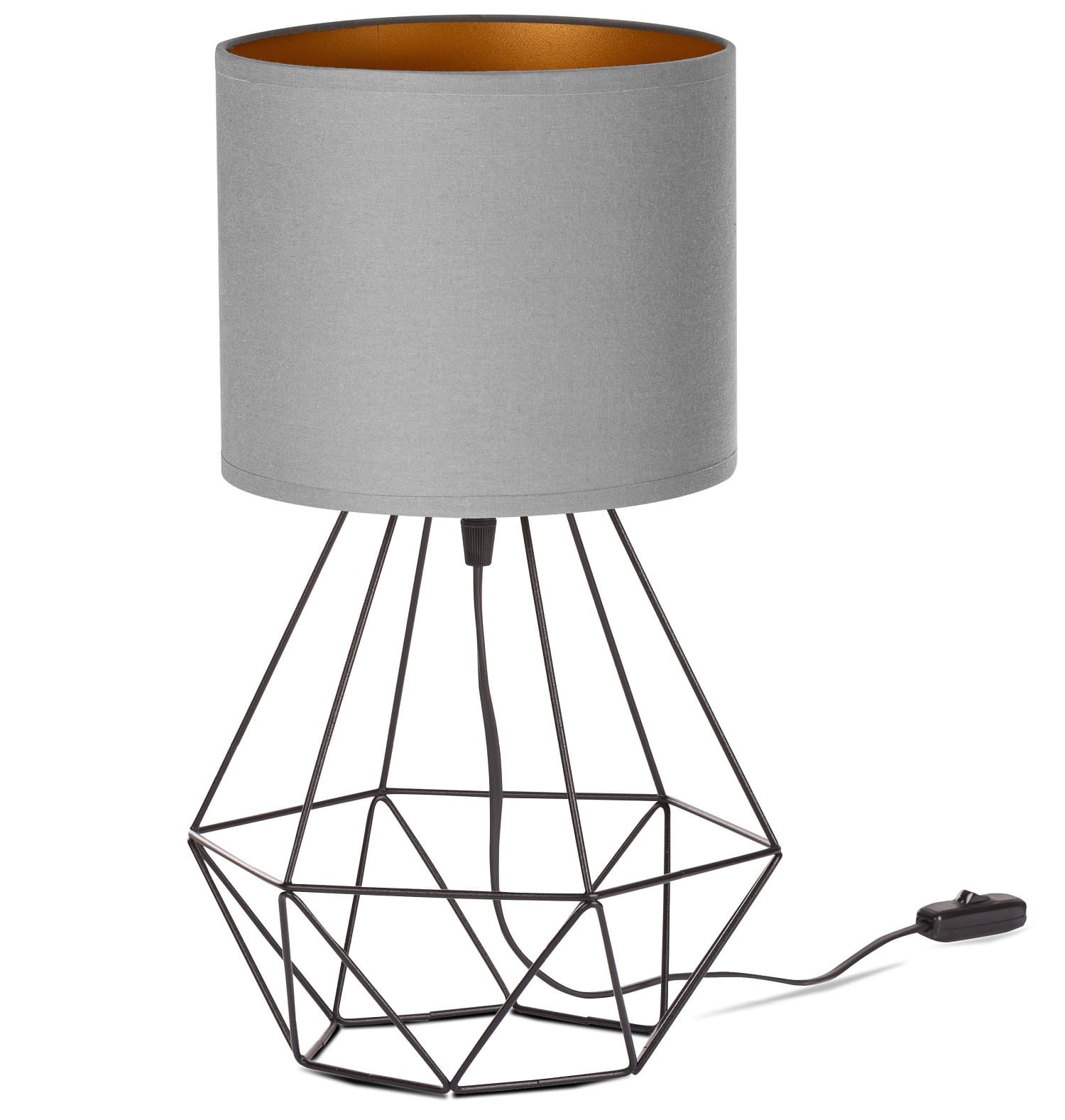 Tornado Asb Lampe Grau-gold