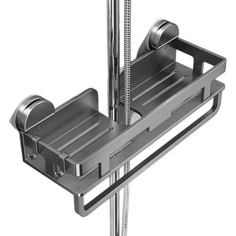 Duschablage Ohne Bohren Mit Seifenschale Und Haken – Jinfgerne – Praktische Badaufbewahrung, Einfache Montage Und Optimale Platzausnutzung