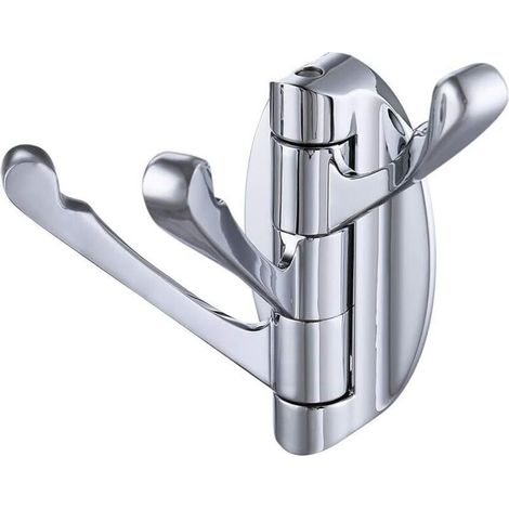 Wandmontierter 3-armiger Handtuchhalter Aus Metall Für Das Badezimmer.