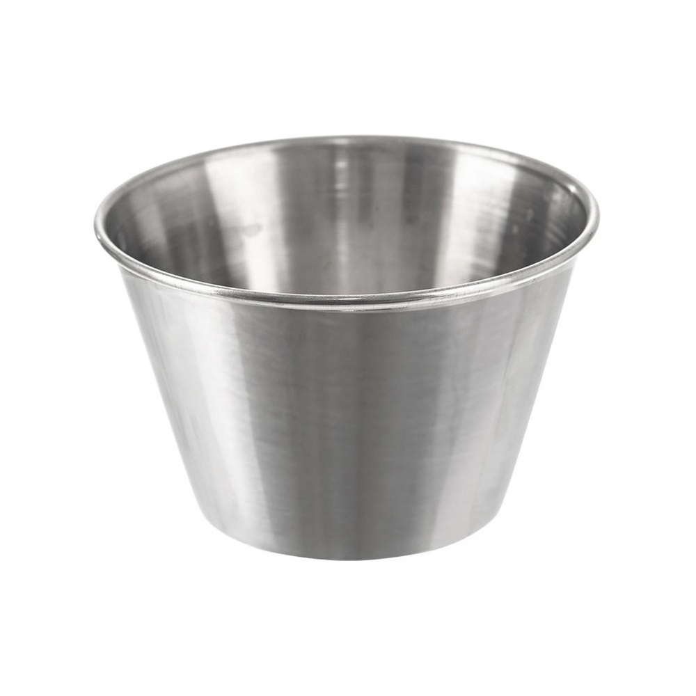 Stahlschale Für Dipsauce, Saucenschiffchen, Dipschale, Behälter, 6 Cm, 65 Ml