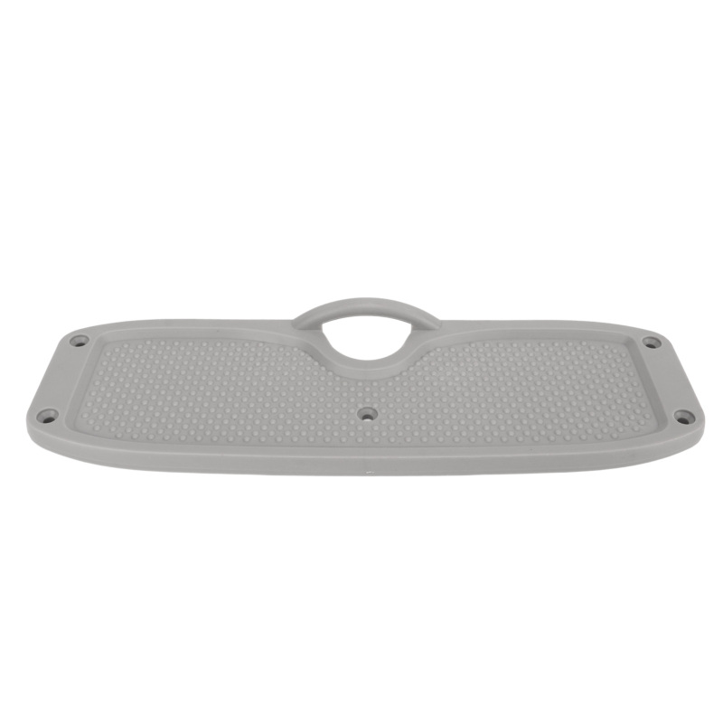 Heckspiegelplatte Aus Pvc, Außenbordmotorhalterung Für Schlauchboote, Kanus, Kajaks, Yachten, Grau
