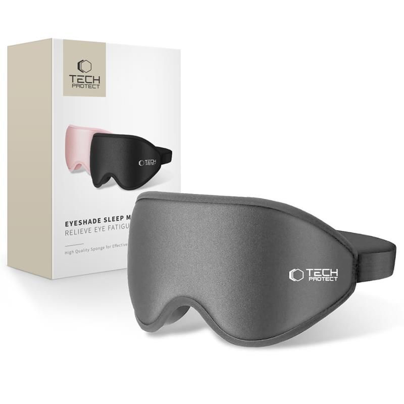 Tech-protect Schlafmaske Mit Augenschutz, Grau