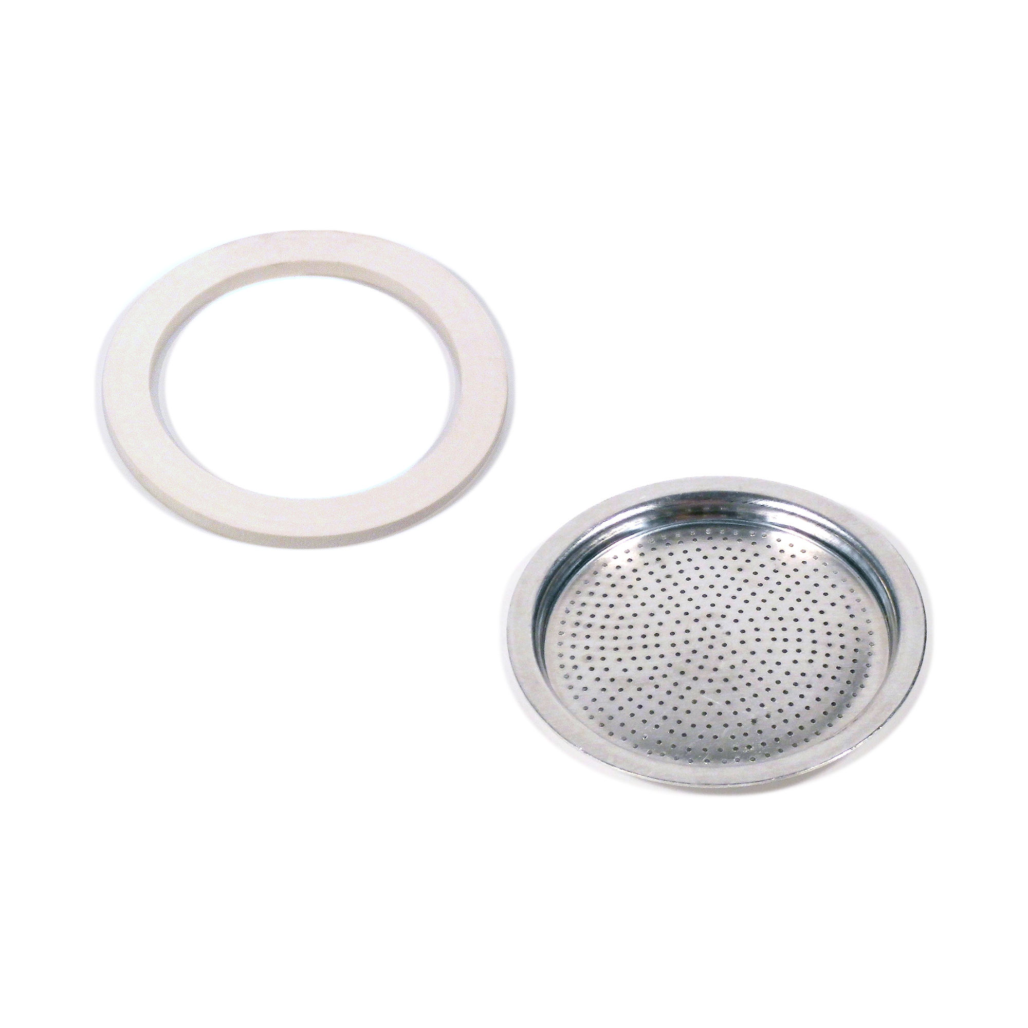 Dichtung Und Sieb Für 6-tassen-kaffeemaschine / Cilio