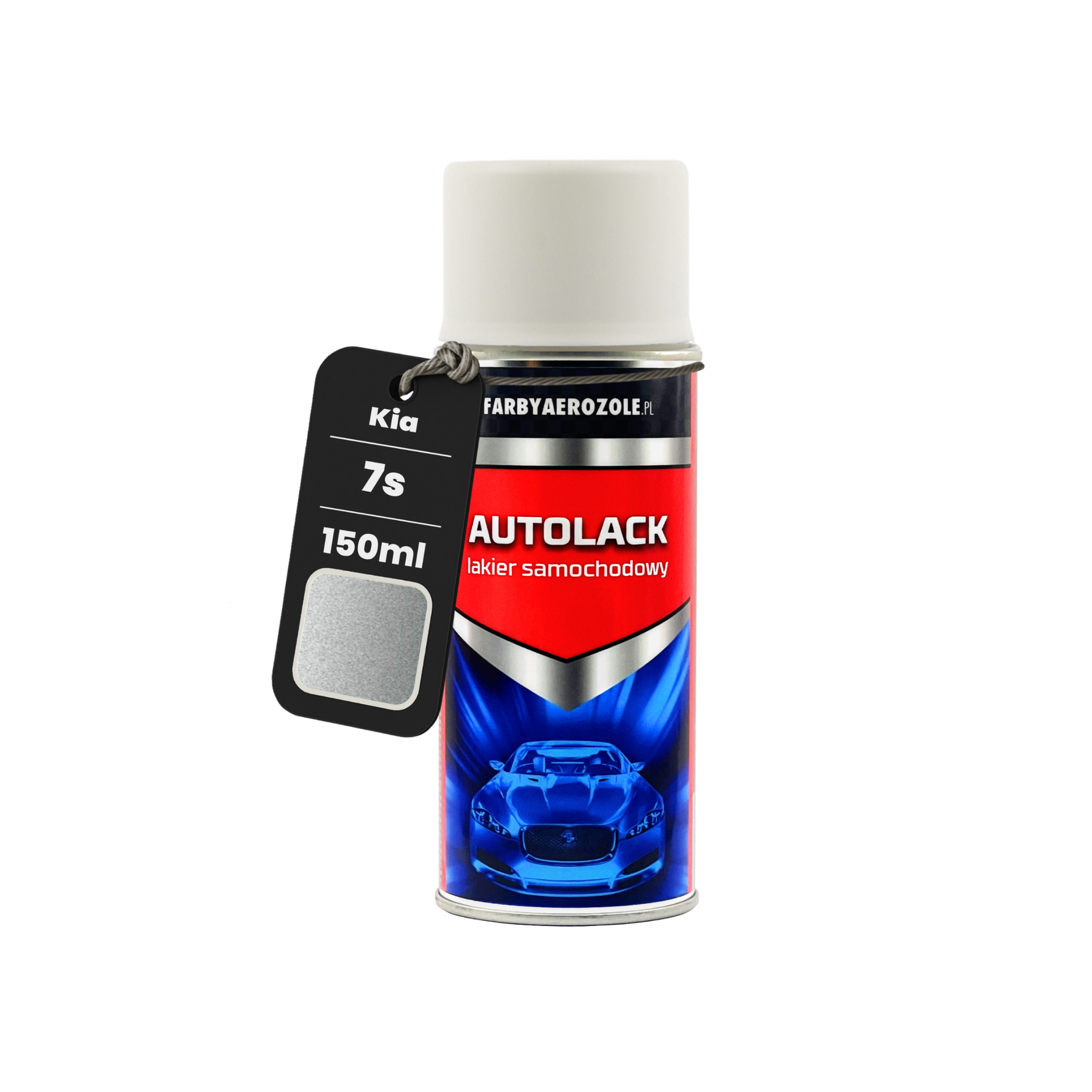 Kia 7s Feinsilber Metall Silber Autolackspray 150ml