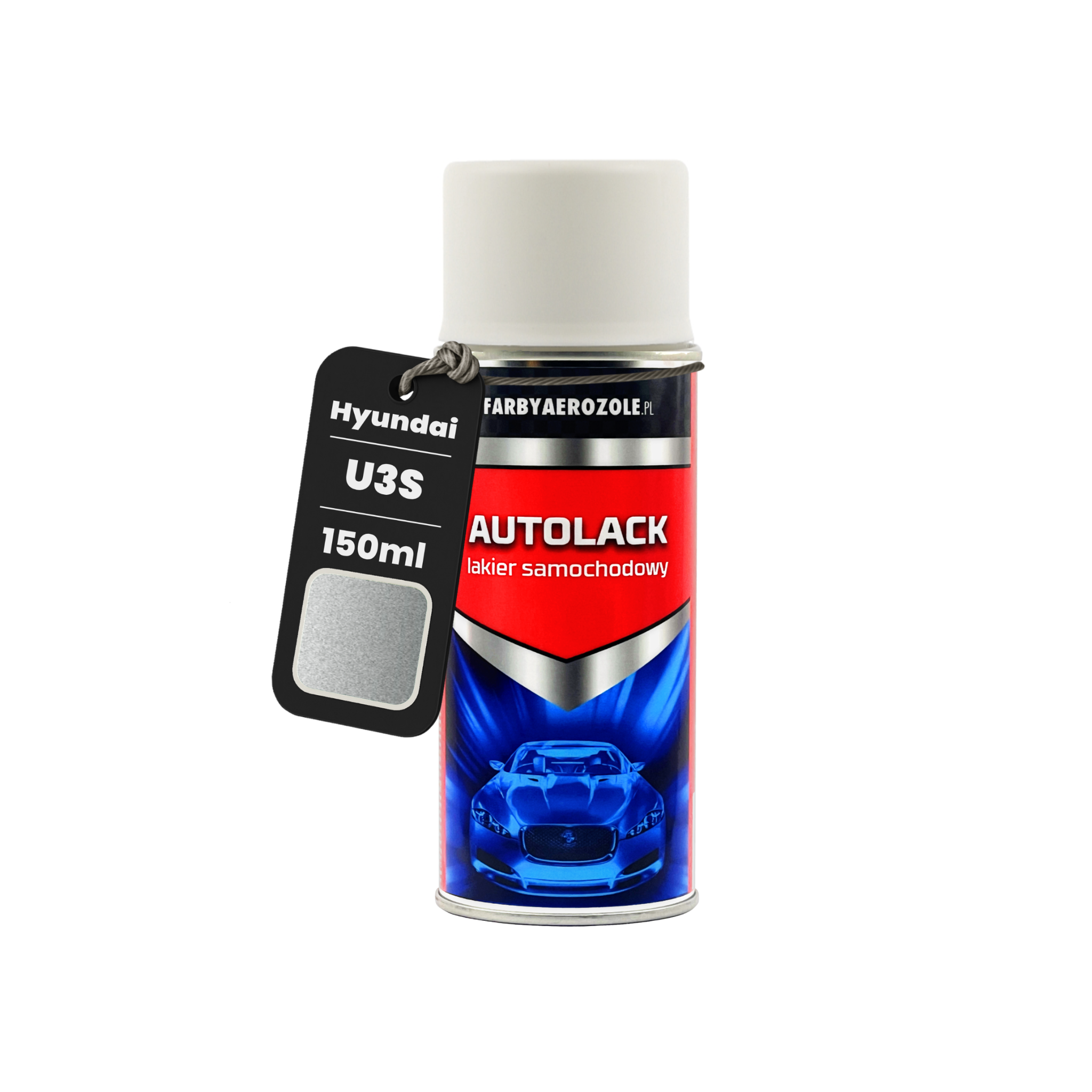 Hyundai U3s Platinum Silber Metallic Silber Autolackspray 150ml