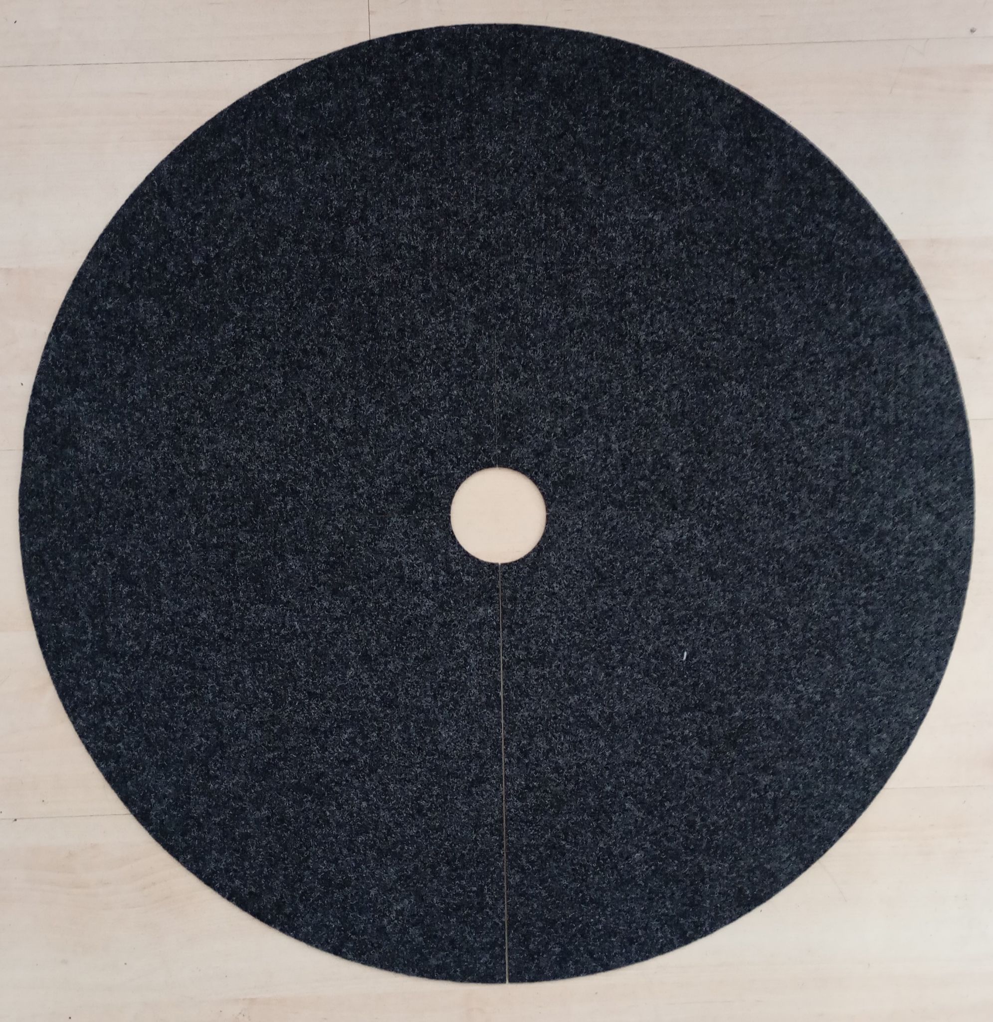 Filzscheibe Zum Schutz Vor Unkraut, Mulchen, Graphit, Durchmesser 50 Cm